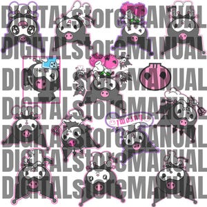 paquete de dibujo vectorizado manualmente en formatos png, pdf, dxf, eps, svg, cricut, file art.