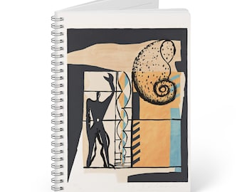 Le Corbusier Modulor A5 Notebook - Lined Wirobound Journal for Architects & Designers