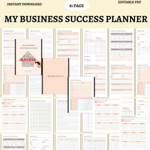 My Business Success Planner | Goal Setting, Strategy Guide & Business Growth Workbook