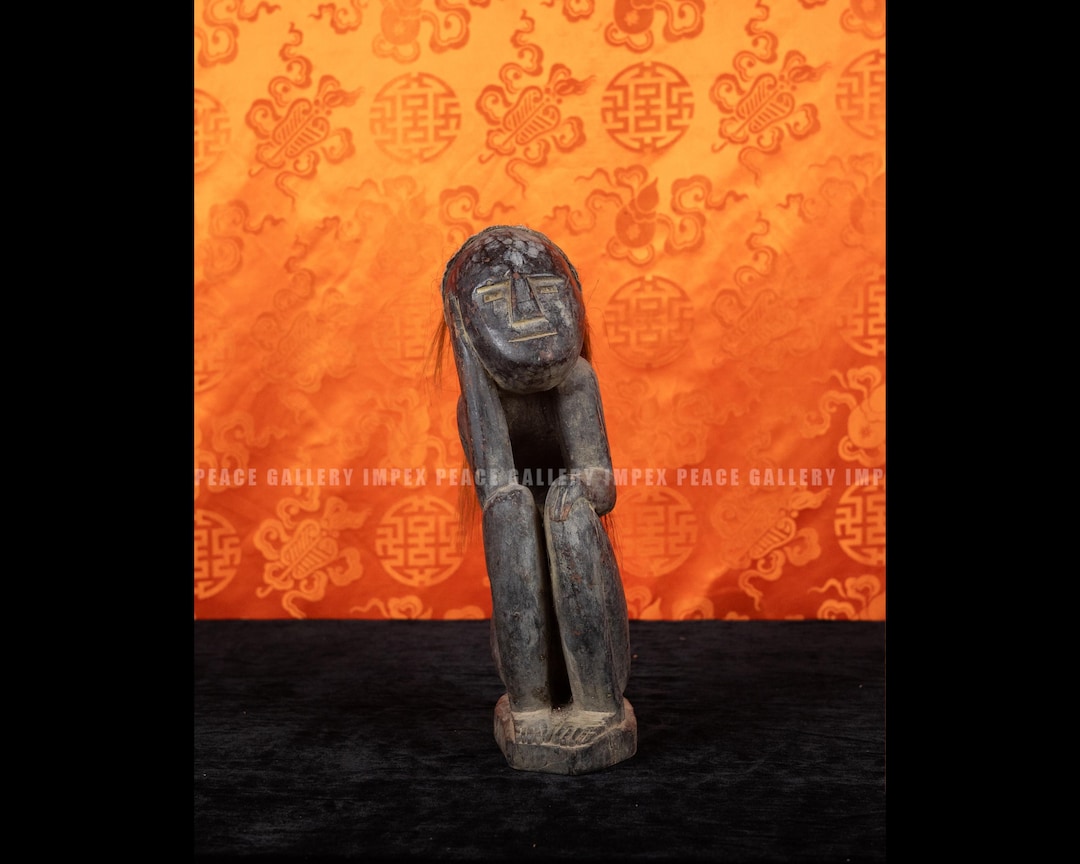 Ifugao Bulul Rice God Statue – Ancestral Guardian, Tribal Art Sculpture ...