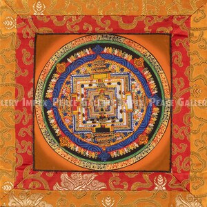 KALACHAKRA MANDALA | Thangka Painting | Wall Decor