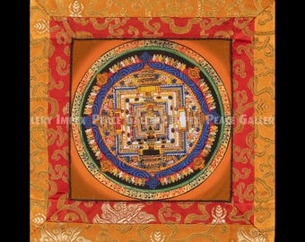 KALACHAKRA MANDALA | Thangka Painting | Wall Decor
