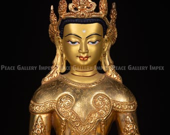 金鍍金銅薬師如来像 - Etsy 日本