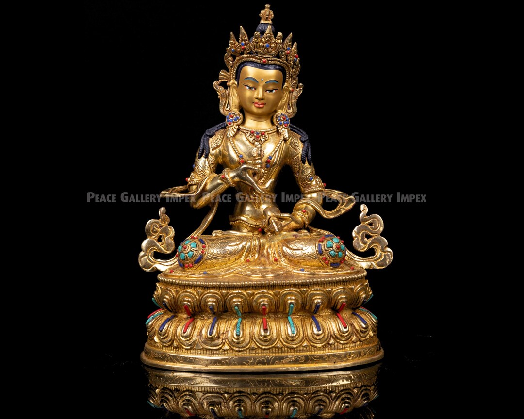 銅製の金剛薩埵像：チベット仏像 - Etsy 日本