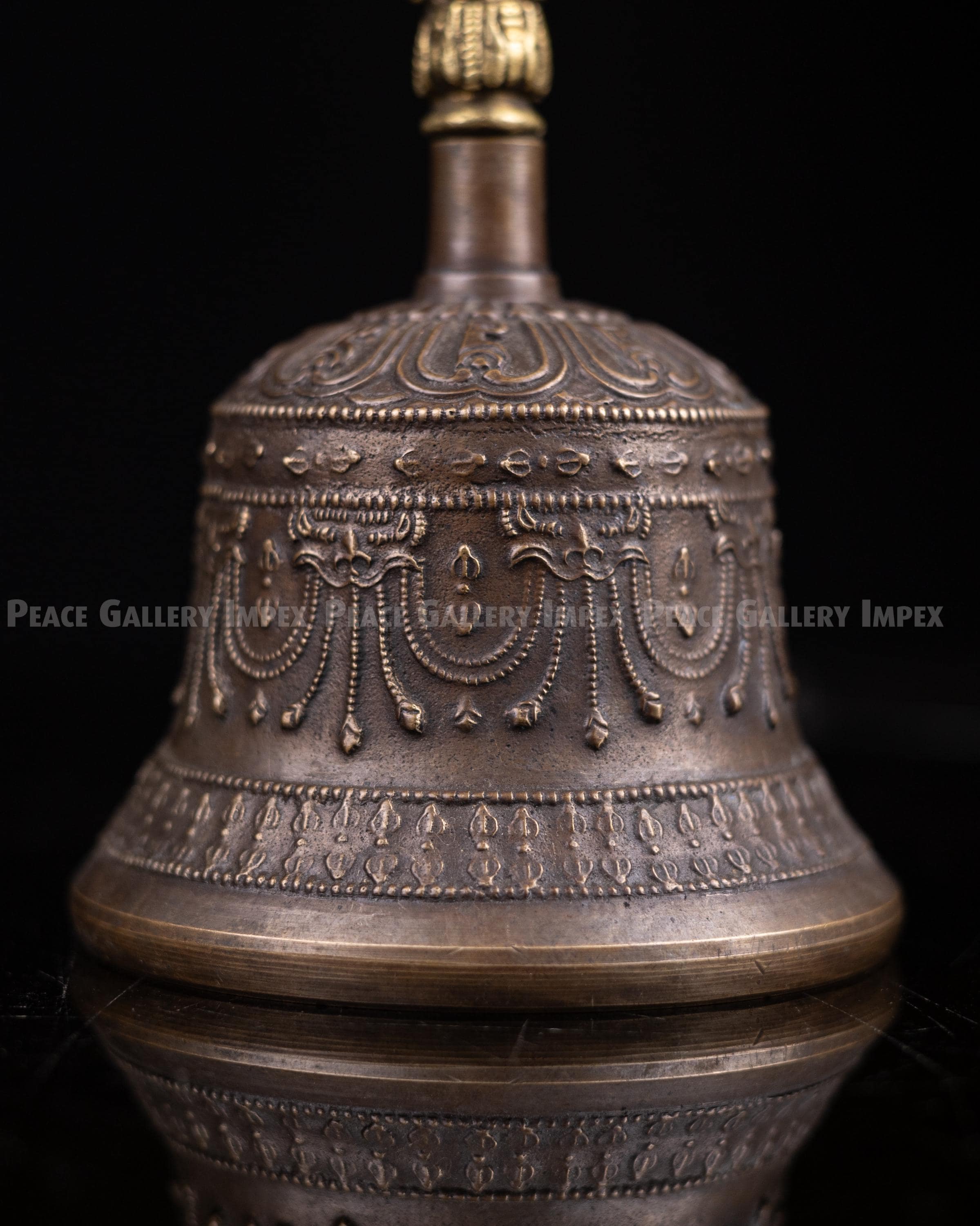 Brass Ghanta Bell: Nepalese Buddhist Ritual Bell With Dorje - Etsy