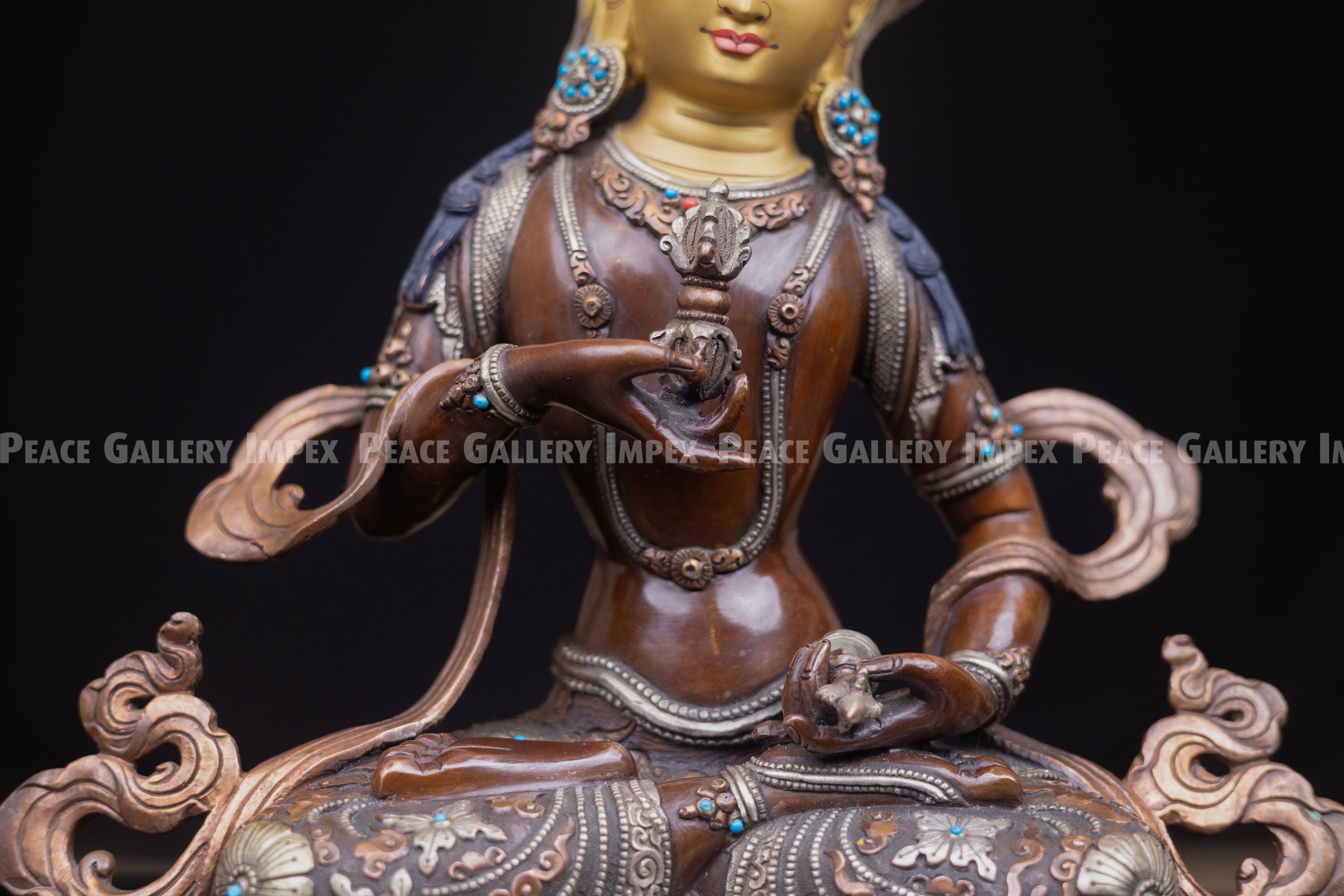 銅製の金剛薩埵像：チベット仏教の神 - Etsy 日本