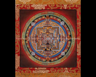 Kalachakra Mandala | Thangka Painting | Wall Decor