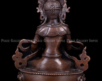 チベット仏教 金剛薩埵 仏教美術 古銅製 仏像 銅製の金剛薩埵像：チベット仏教の神 - Etsy 日本