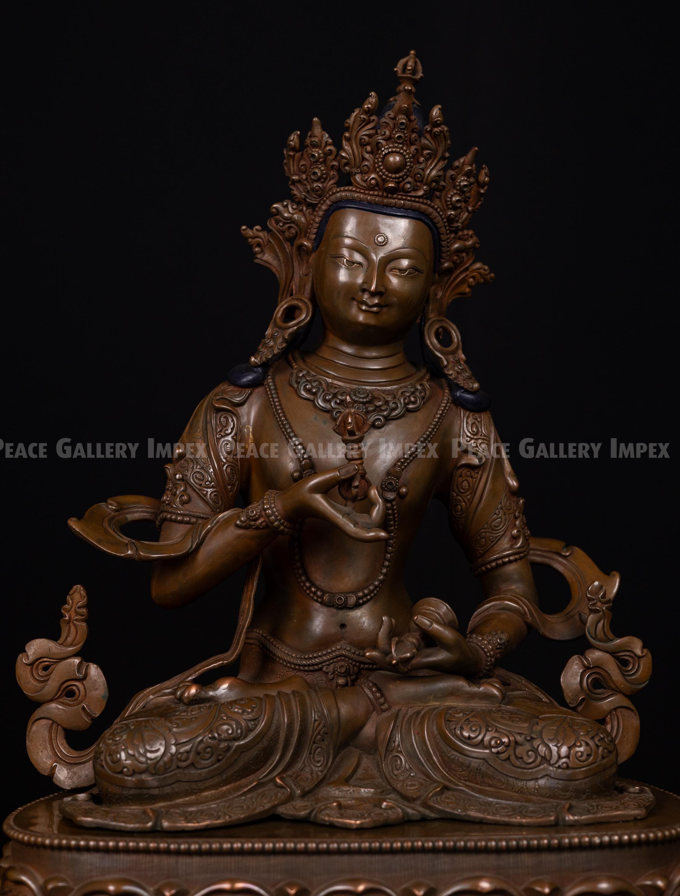 チベット仏教 金剛薩埵 仏教美術 古銅製 仏像 金剛薩埵像：銅合金製チベット仏教美術 - Etsy 日本