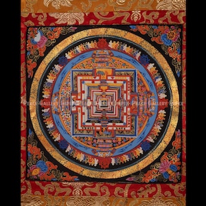 Kalachakra Mandala | Thangka Painting | Wall Decor