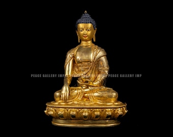 釈迦牟尼仏の古代像 | 仏教の創始者ゴータマ・ブッダの手彫り瞑想彫刻