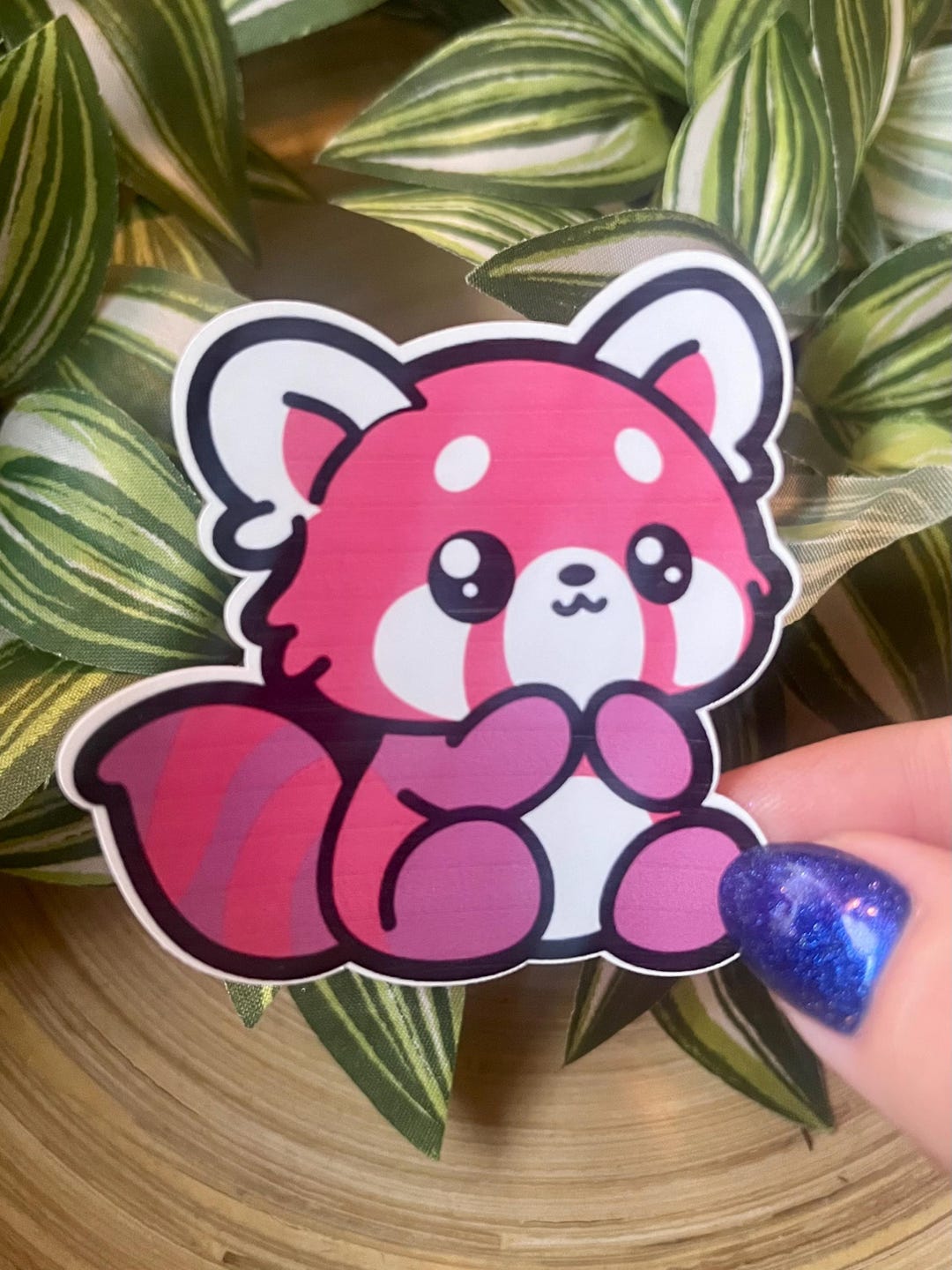 Cute Baby Red Panda Sticker - Etsy
