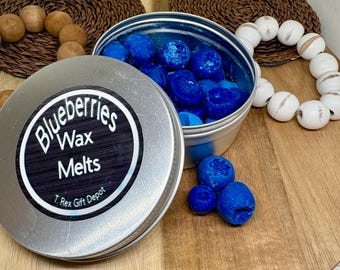 Blueberry  Wax Melts, Food Wax Melts, Fruit Wax Melts, Foodie Gift, Bakery Scent, Blueberry Wax Melts