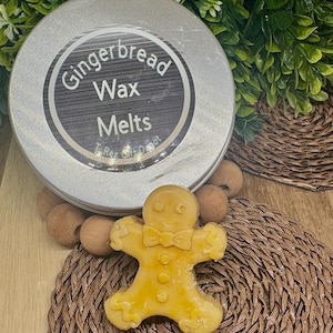 Gingerbread Wax Melts, Food Wax Melts, Christmas Wax Melts, Foodie Gift, Bakery Scent, Winter Wax Melts