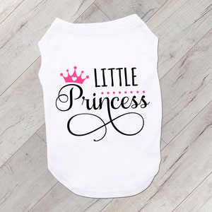 Little Princess Dog T Shirt, Princess Pet Tee, Diva Dog Gift
