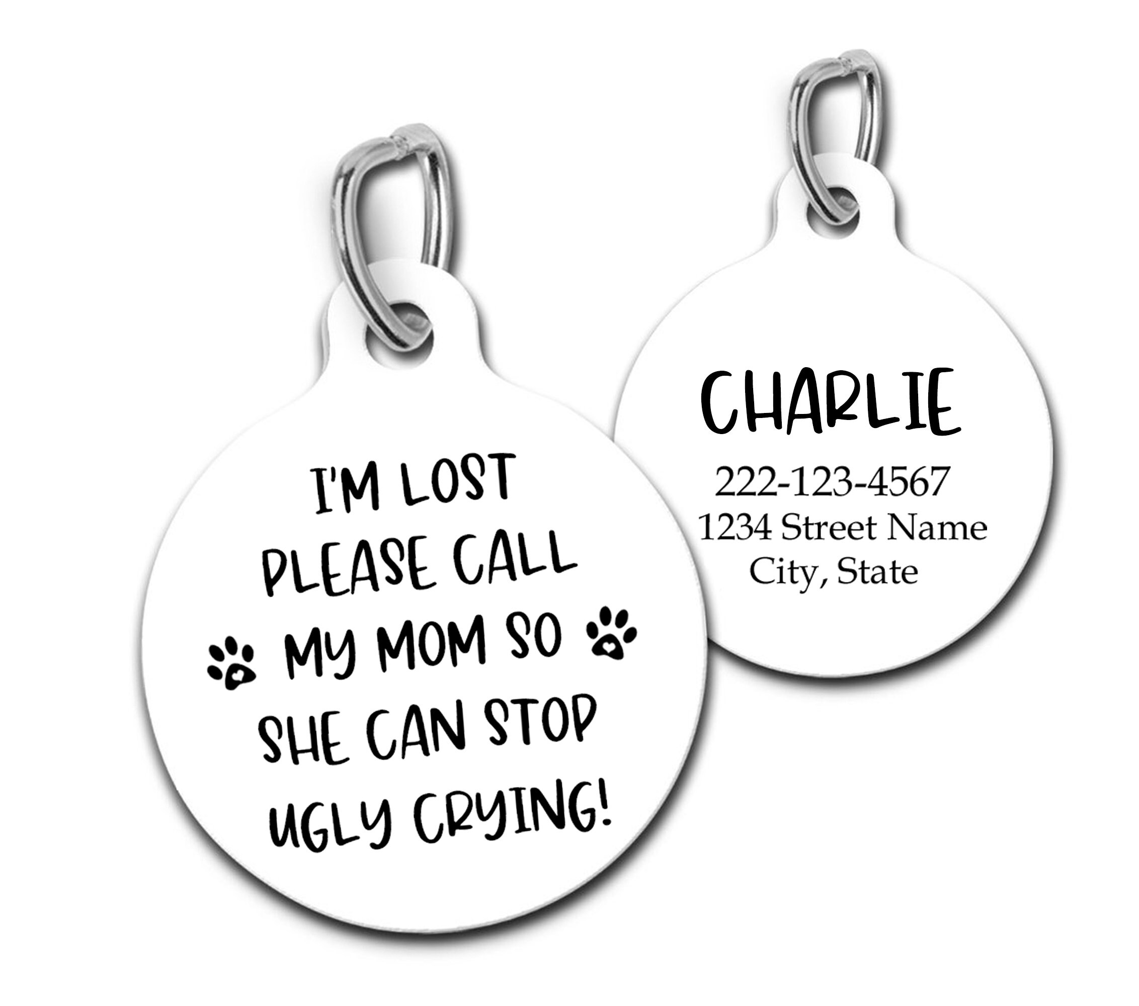 Personalized Custom Dog Tag Pet ID for Dogs and Cats I'm Etsy