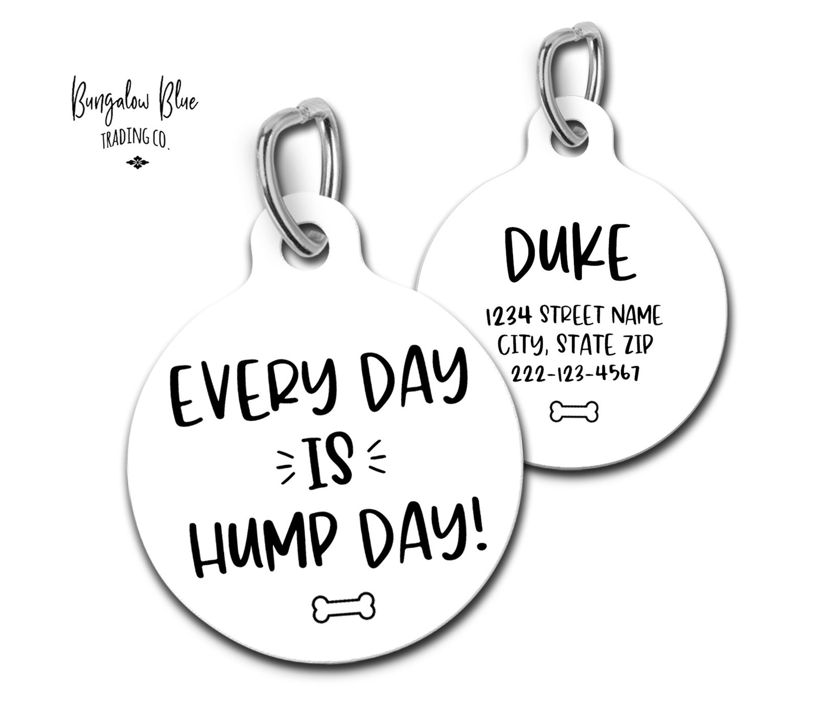 Personalized Custom Dog Tag Funny Pet ID for Dogs and Cats Etsy