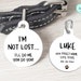 Personalized Custom Dog Tag Funny Pet ID for Dogs and Cats I'm Not Lost ...