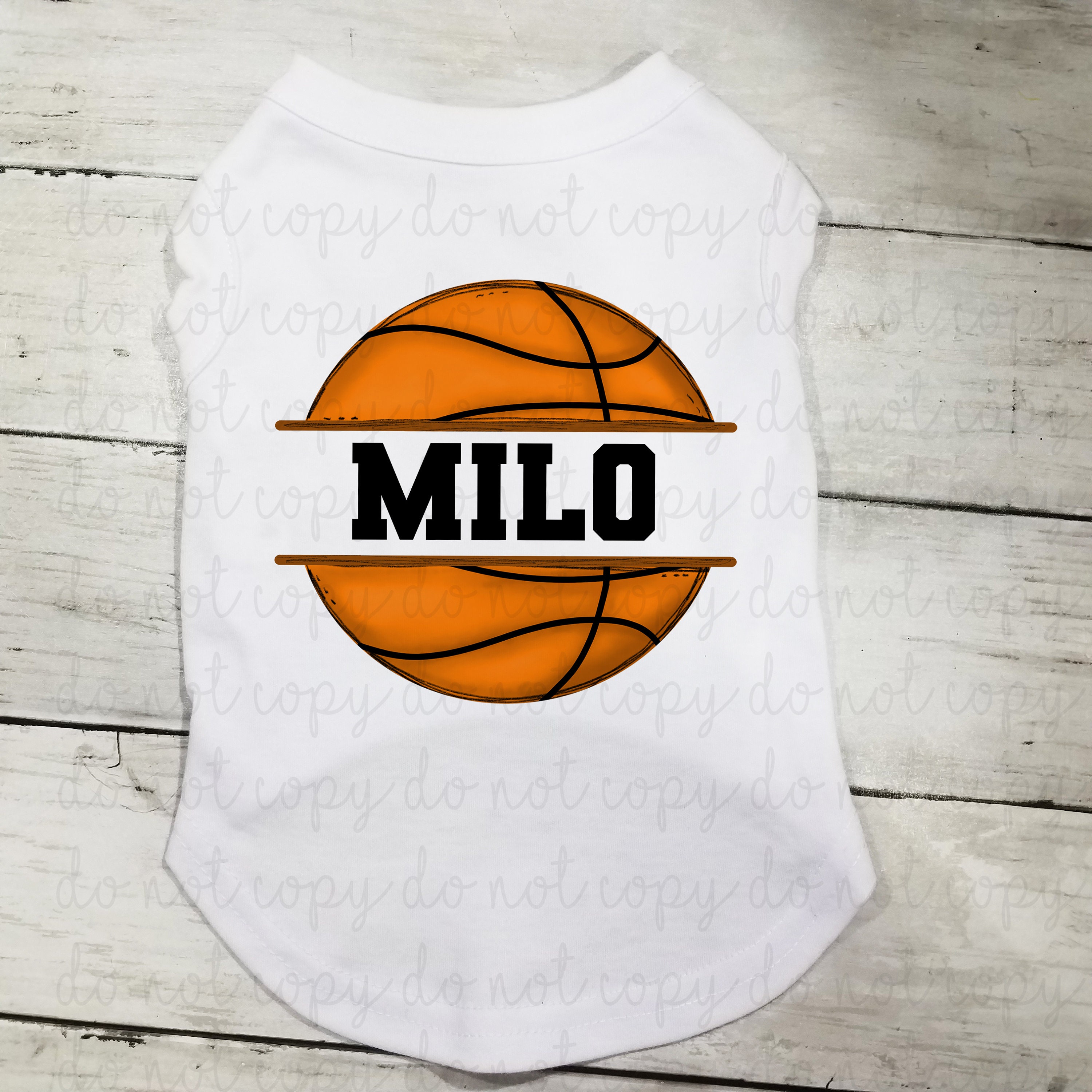 Personalized Customized Name Pet Dog Cat Puppy Basketball 