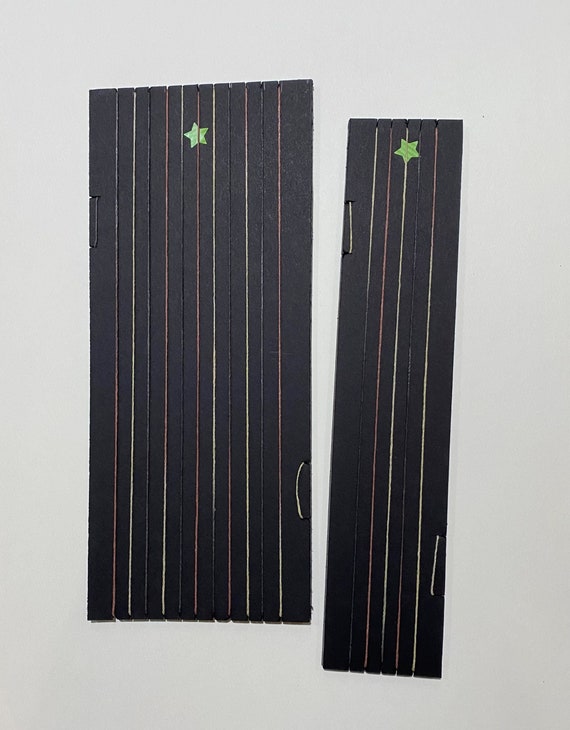 Set of Two Fiesta Foam Core Looms Warped with Hemp Two Sizes