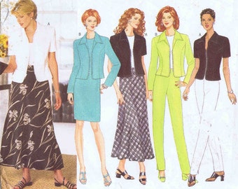 McCalls 7691 Misses Tops And Pants Sewing Pattern Sz 4-22