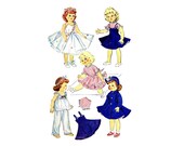 1950s Doll Clothes Sweet Sue Toni Maggie Alice Harriet Hubbard Ayer McCalls 1983 Vintage Sewing Pattern ORIGINAL