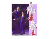 Girls Goth Fantasy Costume Dress Headdress Veil McCalls 4623 Sewing Pattern Size 7 - 8 - 10 - 12 - 14 UNCUT