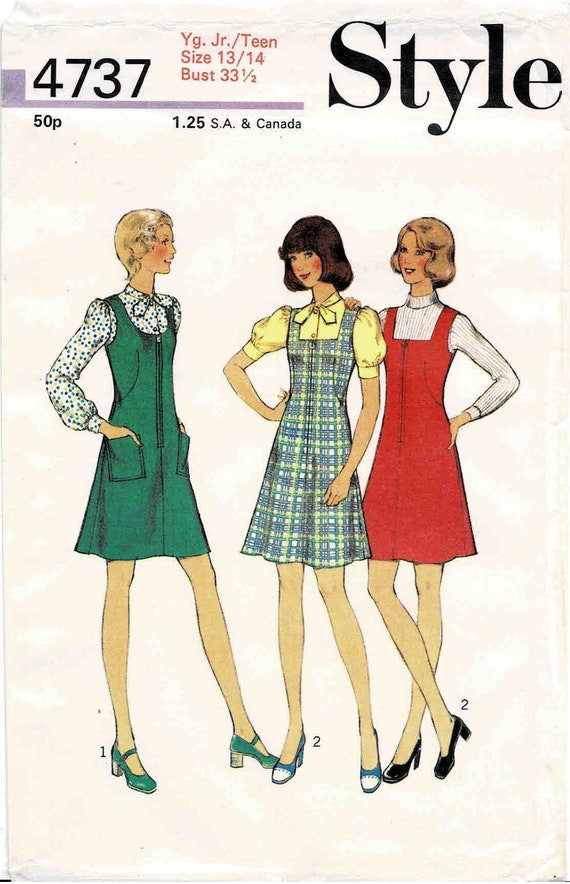 70s pinafore sale