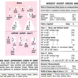 1970s Ruched Sun Dress Sweetheart Neckline Sundress Bolero Jacket Simplicity 6388 Vintage Sewing Pattern Size 10 Bust 32 1/2 image 3