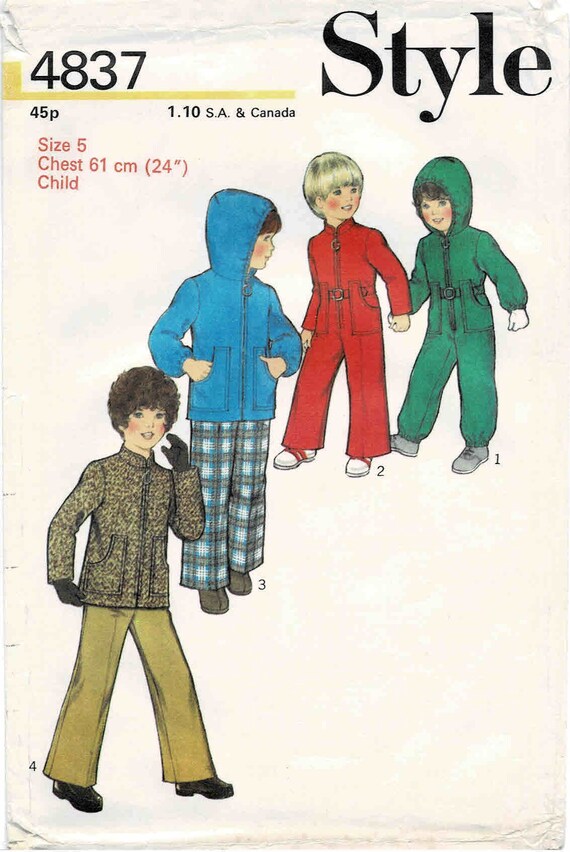 Boys snowsuit shop size 5