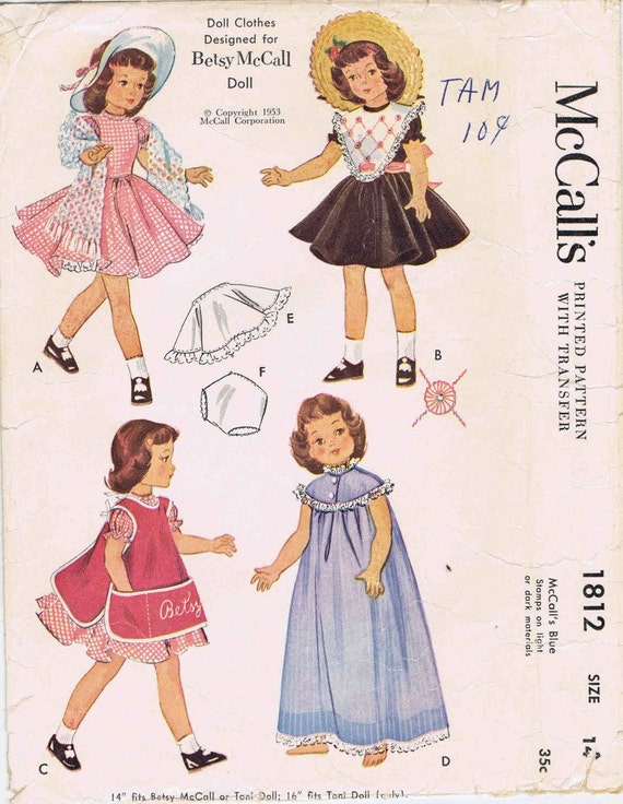 betsy mccall dolls for sale