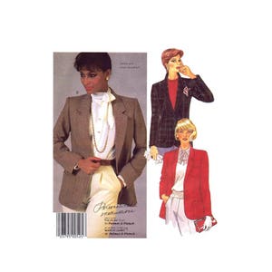 Misses Lined Buttoned Jacket Palmer & Pletsch McCalls 2112 Vintage Sewing Pattern UNCUT Different Sizes Available