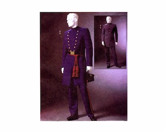 Mens Civil War Costumes McCalls 4745 Sewing Pattern Small - Medium - Large OR Xlg - Xxl - XXxl UNCUT