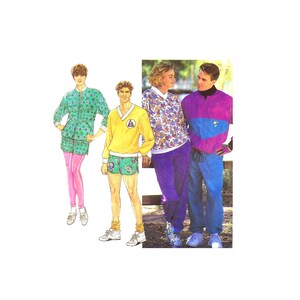 Misses Mens Teen Boys Pants Shorts Jacket Knit Top Simplicity 7525 Vintage Sewing Pattern Size XS - S - M - L - Xl Uncut