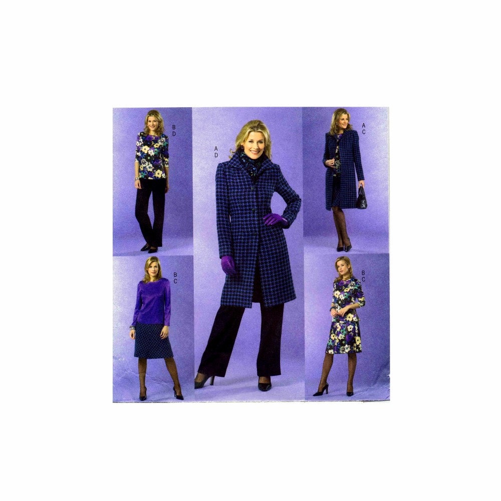 Misses Jacket Top Skirt Pants Butterick 4619 Sewing Pattern Size 8 - 10 ...