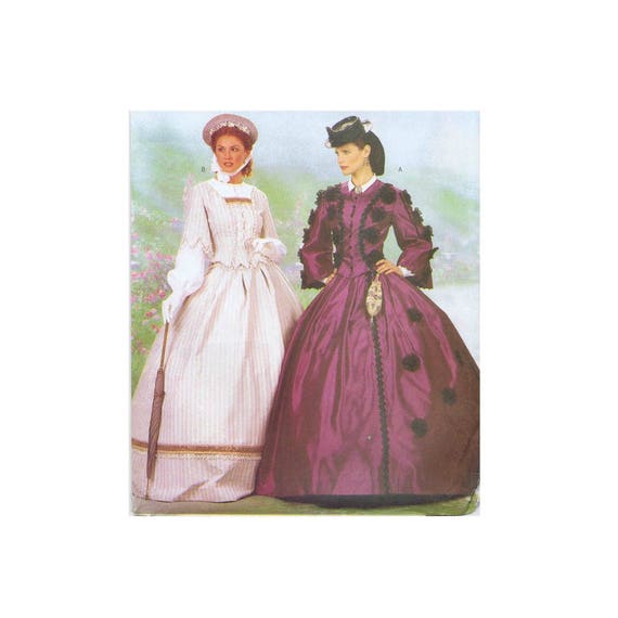 Southern Belle Civil War Era Gown Top Skirt Butterick 6694 Sewing Pattern  Size 18 - 20 - 22 UNCUT - Etsy