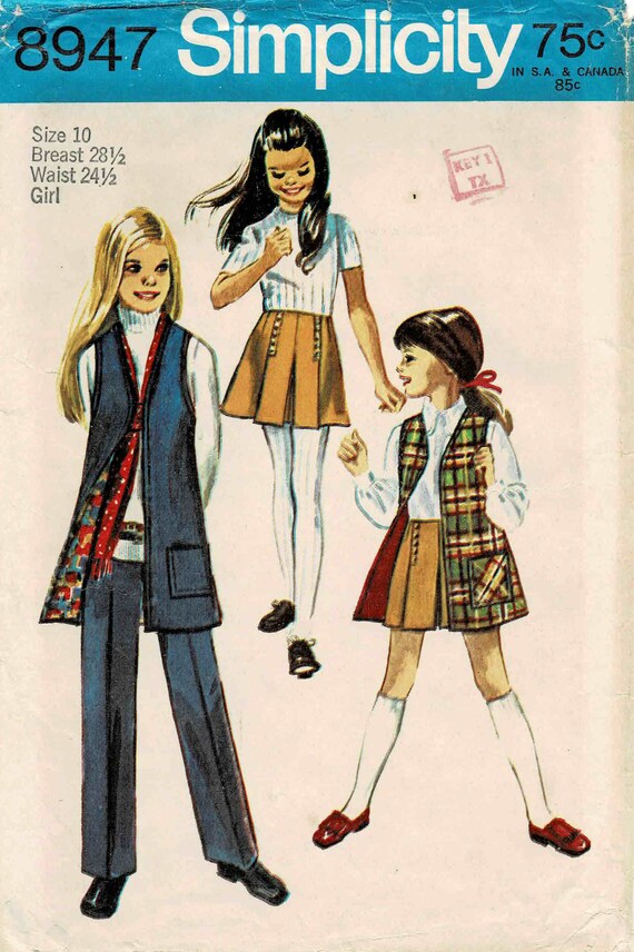 Vest cheap skirt pants