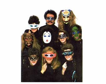 1980s Halloween Masks Costume Masquerade Simplicity 8289 Vintage Sewing Pattern UNCUT