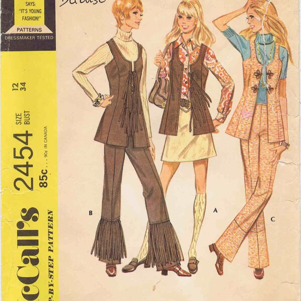 Leather Vest Pattern Etsy