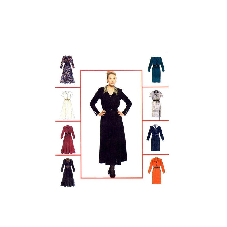 Misses Easy Fitting Dress Mccalls 8920 Sewing Pattern Size 12 - Etsy