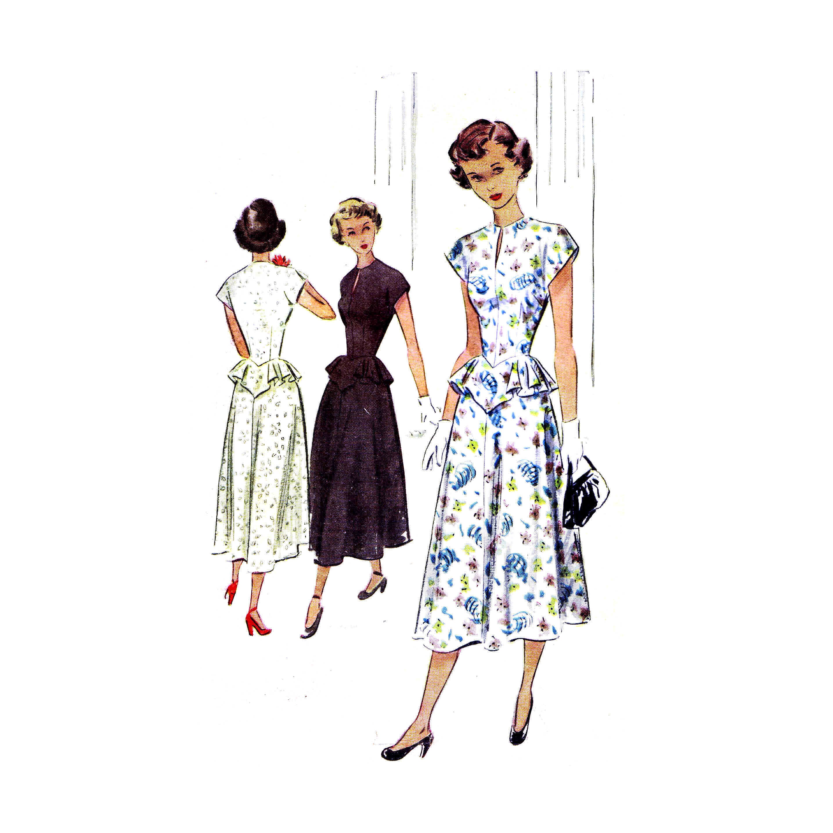 slim fit dress slacks Blue Lagoon 1940s Style Marta Halter Swing Dress – Loco Lindo main image 0