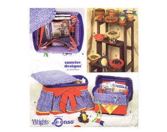 Recipientes de armazenamento almofada de pulso almofada de flores vaso de flores acessórios de costura simplicidade 7211 padrão de costura sem cortes