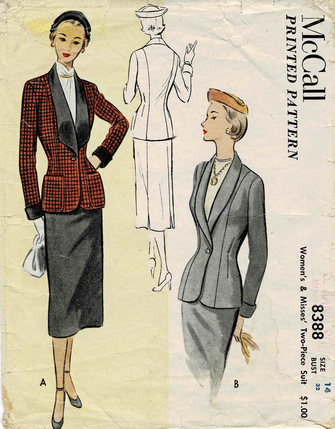 1950s shawl collar dress