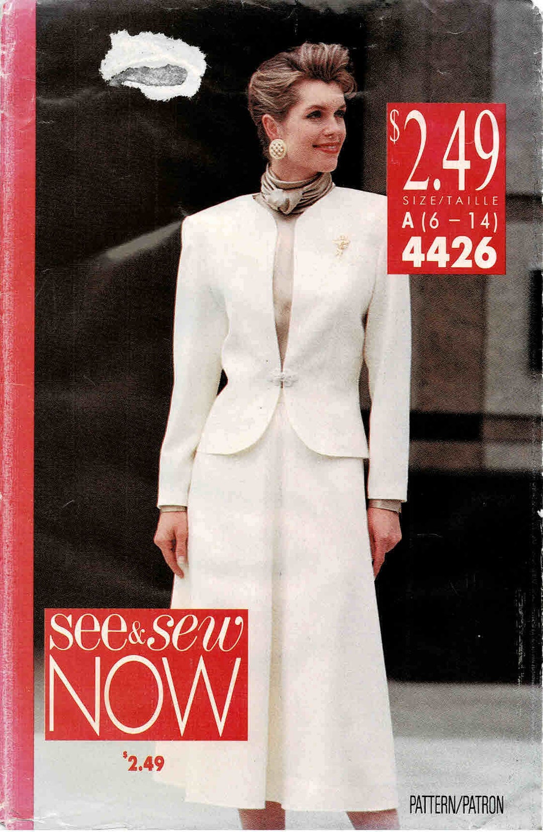 1980s Misses Above Hip Jacke und ausgestellter Rock