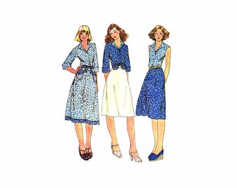 1970s Misses Shirt and Skirt McCalls 5043 Vintage Sewing Pattern Size 12 Bust 34 UNCUT
