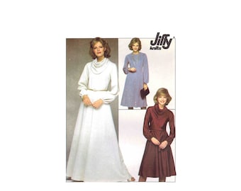 1970s Misses Knit Falda Top Vestido Bufanda Simplicidad 8263 Patrón de costura Tamaño 12 Busto 34 UNCUT