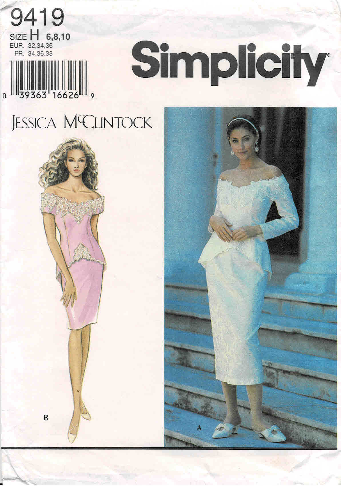 Misses Slim Dress Princess Seam off Shoulder Top Slim Skirt