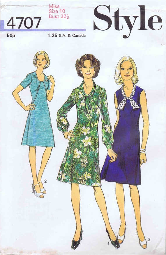 Butterick 4707, Vintage Sewing Patterns