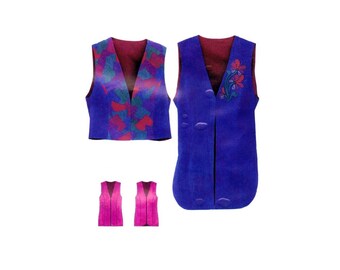 As You Like it Vest BSR Designs Sewing Pattern Size XS-S-M-L-Xl Uncut