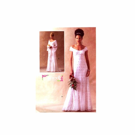 Lined Fit and Flare Floor Length Bridal Gowns Wedding Dress Alicyn  Exclusives Mccalls 4715 Vintage Sewing Pattern Size 6 - 8 - 10 - 12 UNCUT -  Etsy